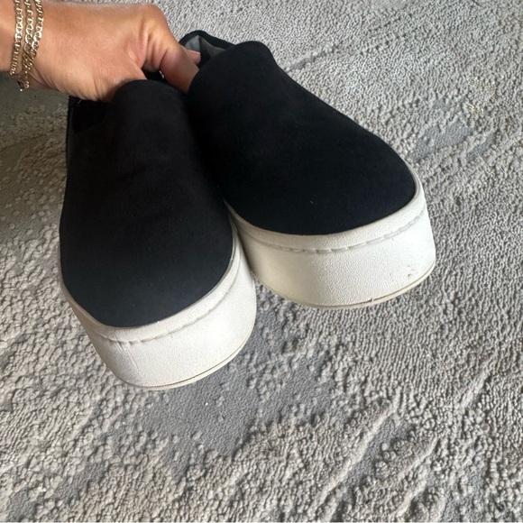 Vince Warren Slip On Platform black Suede Sneakers 7 - Picture 7 of 11